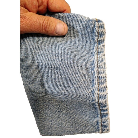 LL Bean Classic Fit Straight Denim Stonewash Size 38 x 32-Flaw or Distress - Picture 6 of 12